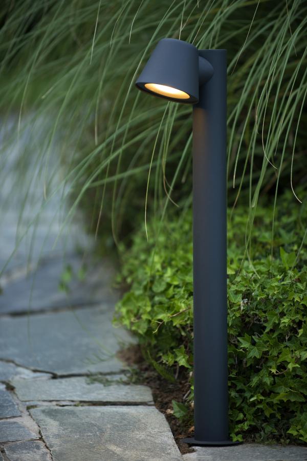 LUCIDE SPIKE Gartenstrahler LED, Dimmbar, 5W 3000K, IP54, Schwarz – Dreh- & Kippbar Für Außenbereich
